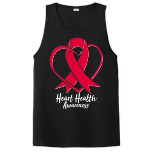 Heart Health Awareness Ribbon PosiCharge Competitor Tank