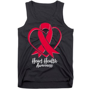 Heart Health Awareness Ribbon Tank Top