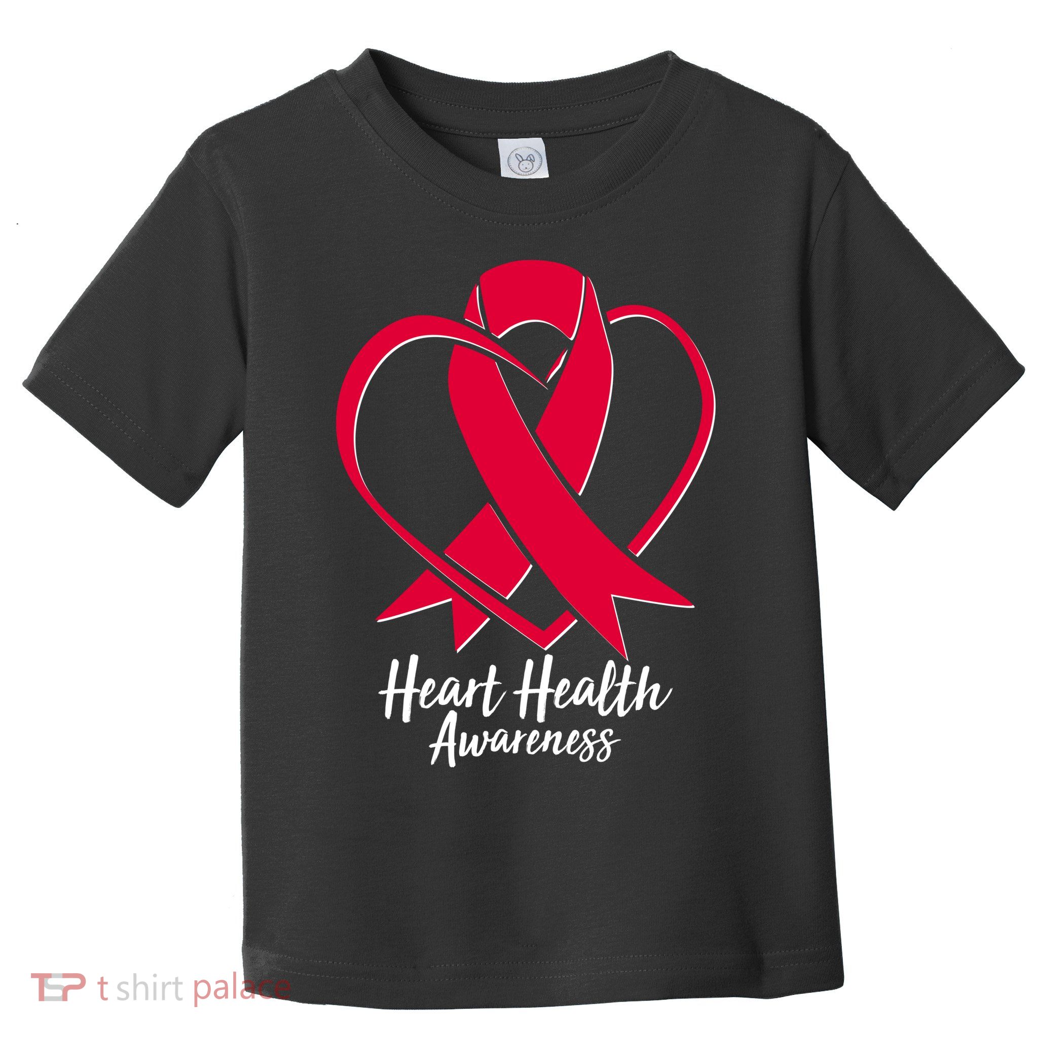Heart Health Awareness Ribbon Toddler T-Shirt
