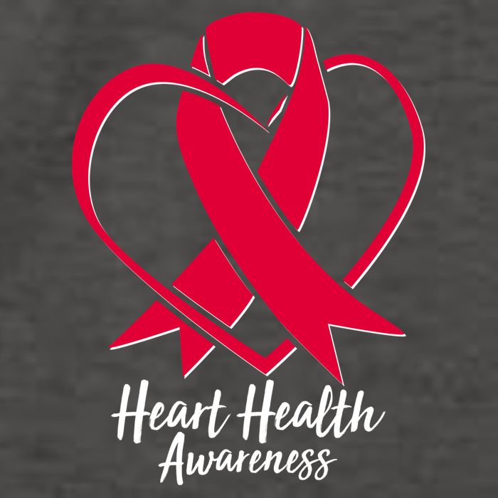 Heart Health Awareness Ribbon Vector Backpack