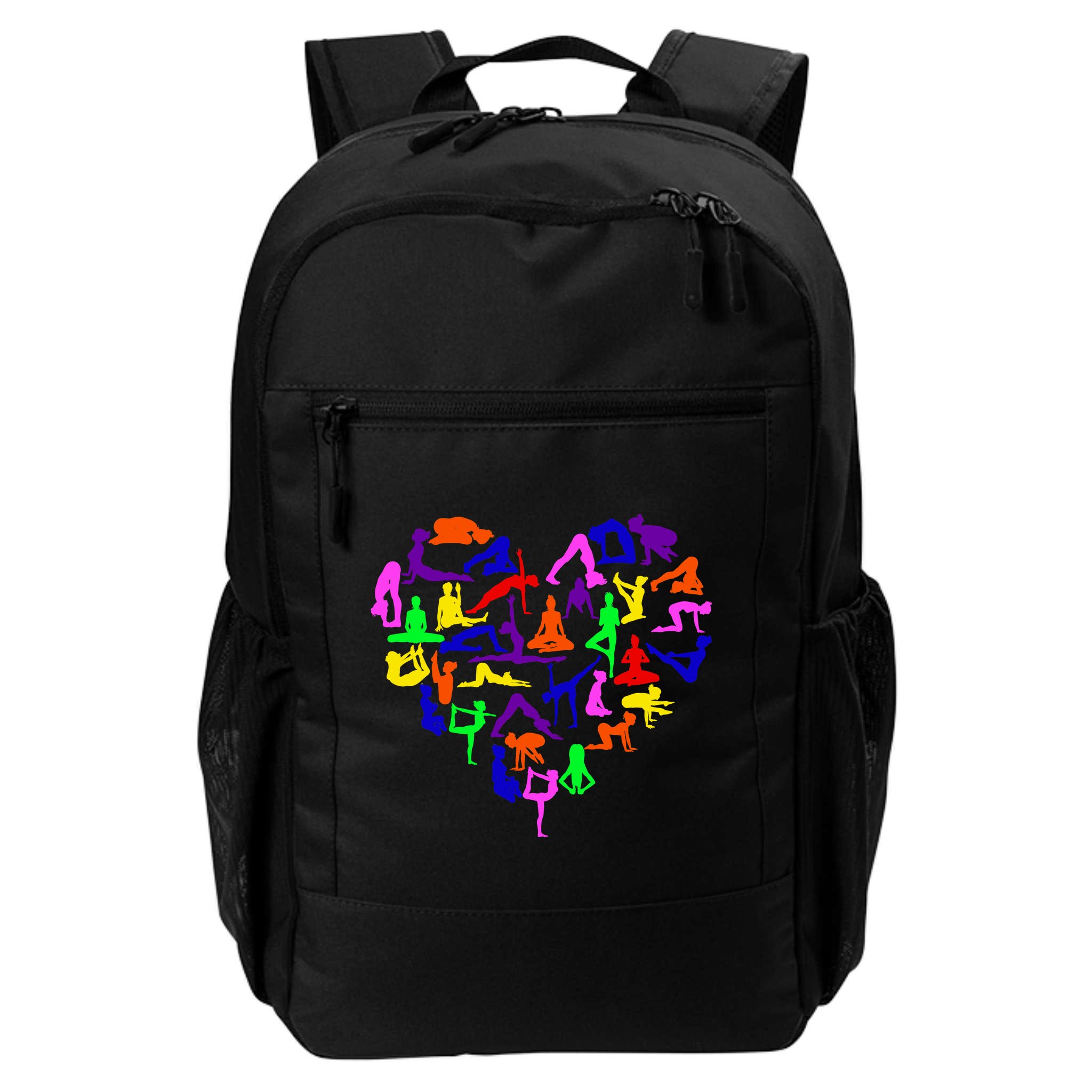 Heart Made Up Of YOGA Positions Backpack