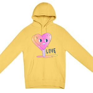 Heart Melting Popsicle Love Premium Pullover Hoodie