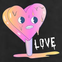 Heart Melting Popsicle Love Adult Drive Performance Visor