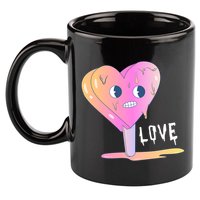Heart Melting Popsicle Love 11oz C Handle Ceramic Mug