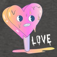 Heart Melting Popsicle Love Vector Backpack