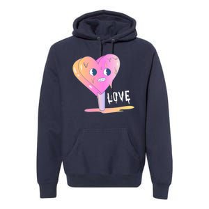 Heart Melting Popsicle Love Premium Hoodie