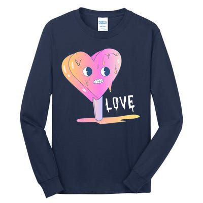 Heart Melting Popsicle Love Tall Long Sleeve T-Shirt