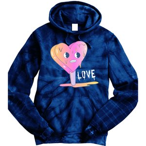 Heart Melting Popsicle Love Tie Dye Hoodie