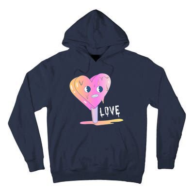 Heart Melting Popsicle Love Tall Hoodie