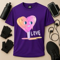 Heart Melting Popsicle Love Cooling Performance Crew T-Shirt
