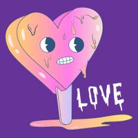 Heart Melting Popsicle Love Cooling Performance Crew T-Shirt