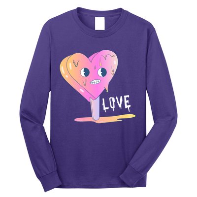 Heart Melting Popsicle Love Long Sleeve Shirt