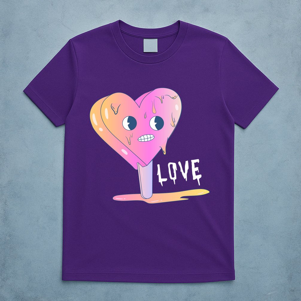 Heart Melting Popsicle Love T-Shirt