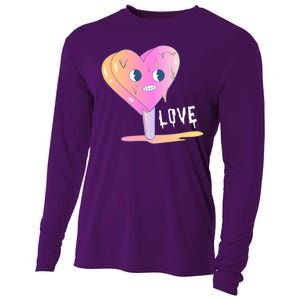 Heart Melting Popsicle Love Cooling Performance Long Sleeve Crew