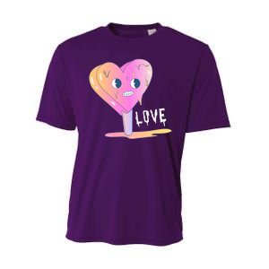 Heart Melting Popsicle Love Performance Sprint T-Shirt