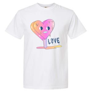 Heart Melting Popsicle Love Garment-Dyed Heavyweight T-Shirt