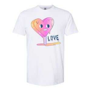 Heart Melting Popsicle Love Softstyle CVC T-Shirt