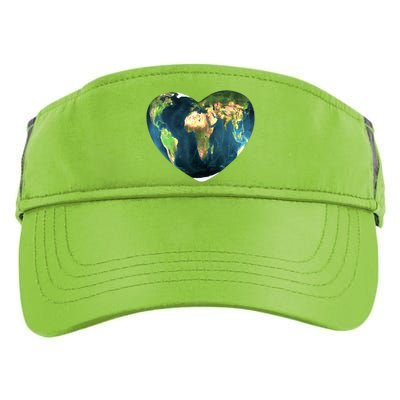 Heart Of The World Love Earth Adult Drive Performance Visor