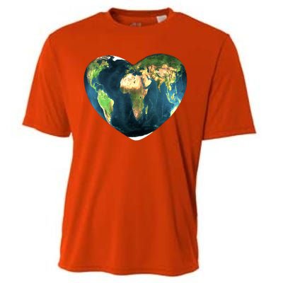 Heart Of The World Love Earth Cooling Performance Crew T-Shirt