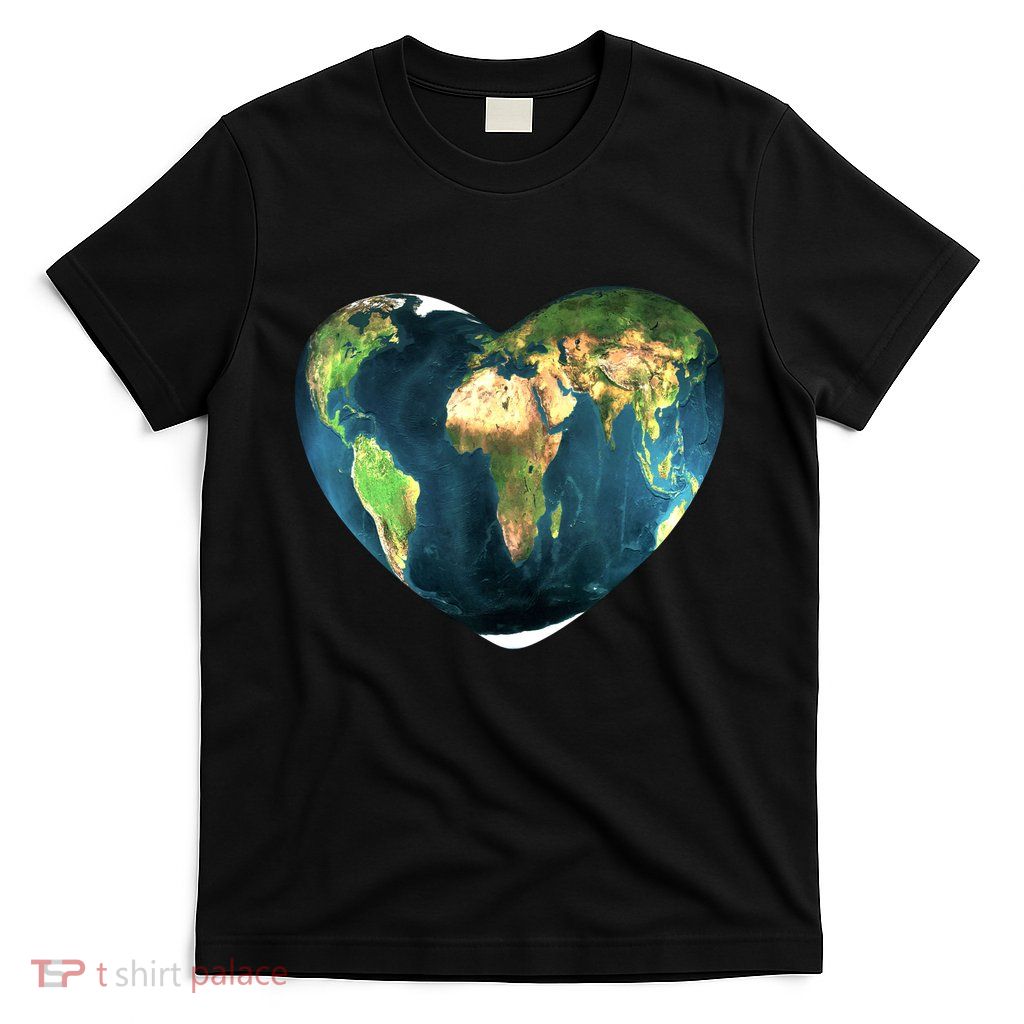 Heart Of The World Love Earth T-Shirt