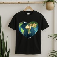 Heart Of The World Love Earth T-Shirt