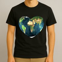 Heart Of The World Love Earth T-Shirt
