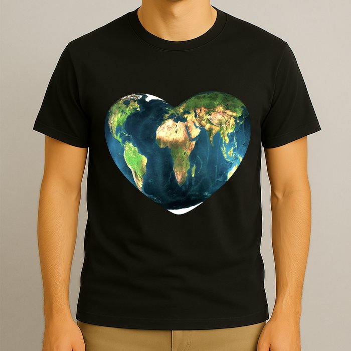 Heart Of The World Love Earth T-Shirt