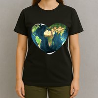 Heart Of The World Love Earth T-Shirt