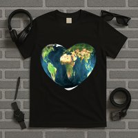 Heart Of The World Love Earth T-Shirt