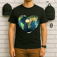 Heart Of The World Love Earth T-Shirt