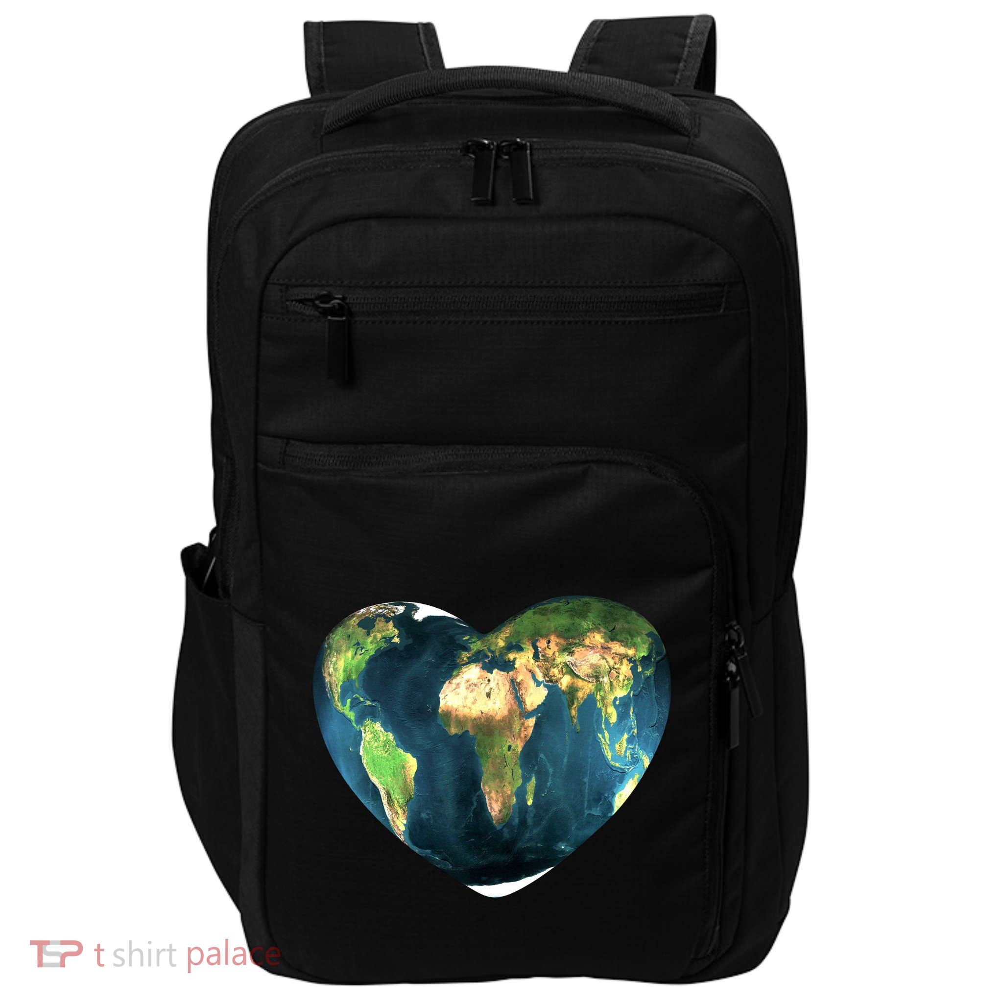 Heart Of The World Love Earth Impact Tech Backpack