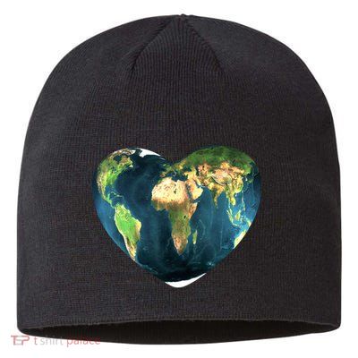 Heart Of The World Love Earth Sustainable Beanie