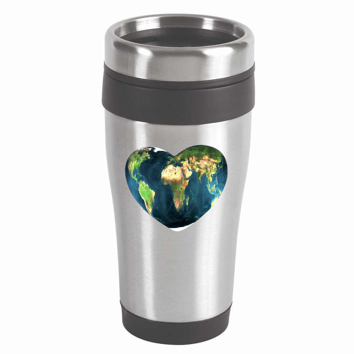 Heart Of The World Love Earth 16oz Travel Tumbler