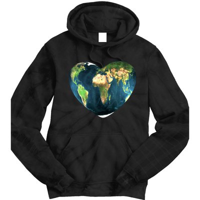 Heart Of The World Love Earth Tie Dye Hoodie