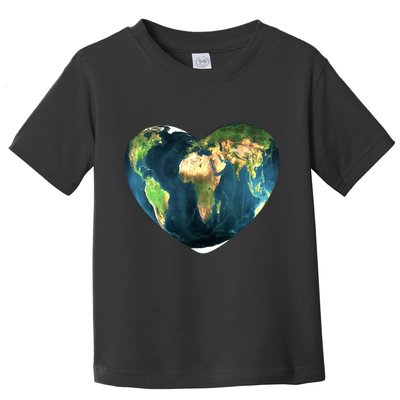 Heart Of The World Love Earth Toddler T-Shirt