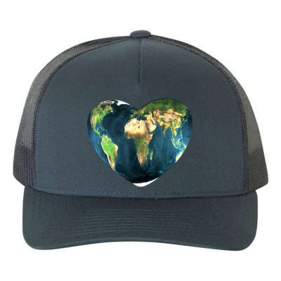 Heart Of The World Love Earth Yupoong Adult 5-Panel Trucker Hat