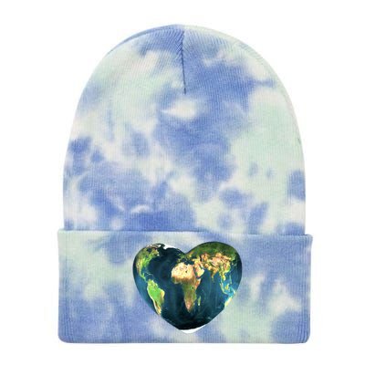 Heart Of The World Love Earth Tie Dye 12in Knit Beanie