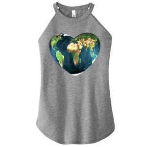 Heart Of The World Love Earth Women's Perfect Tri Rocker Tank