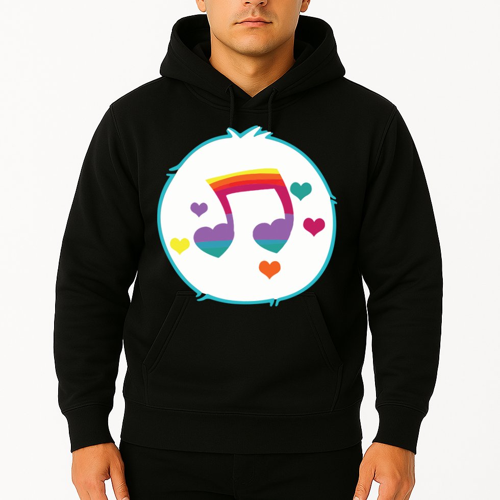 Heart Song Bear Halloween Costume Hoodie