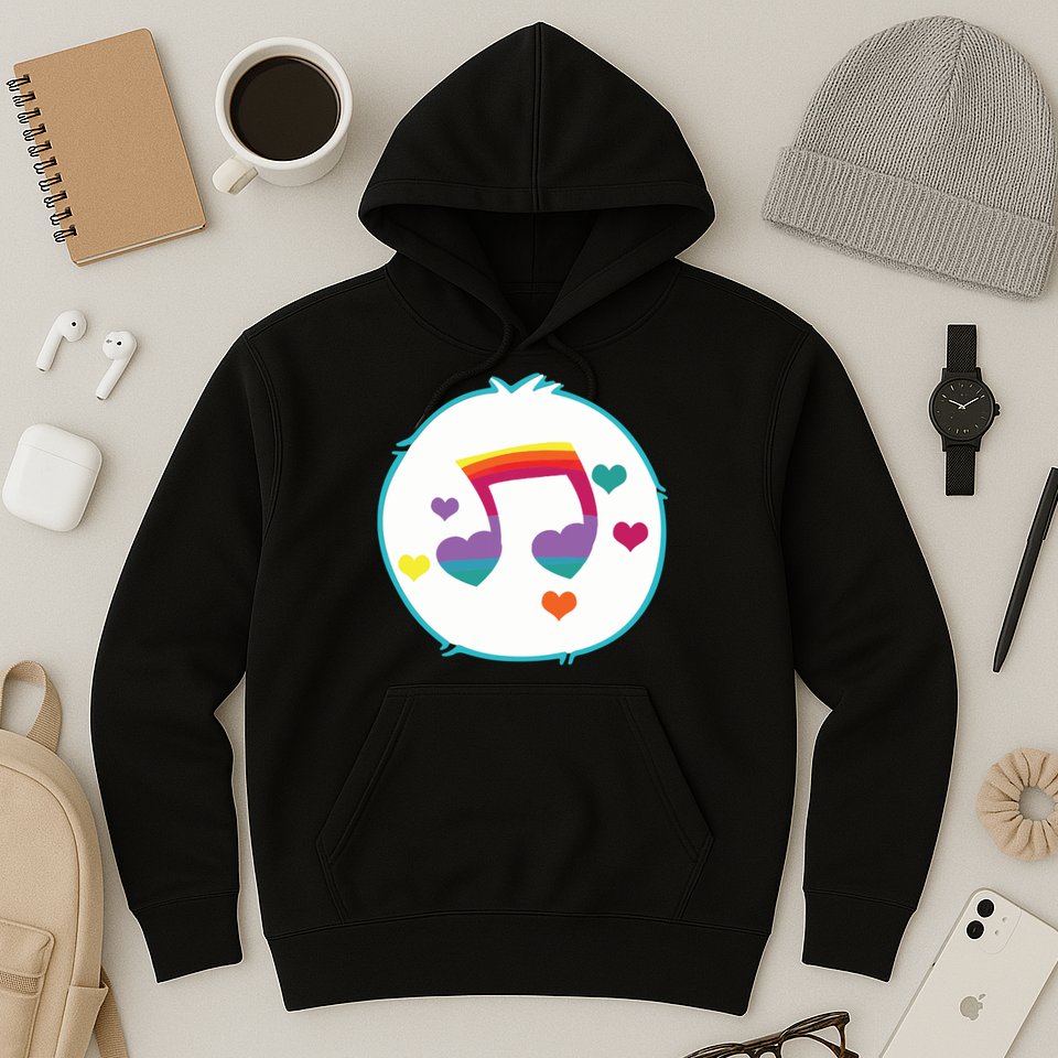 Heart Song Bear Halloween Costume Hoodie