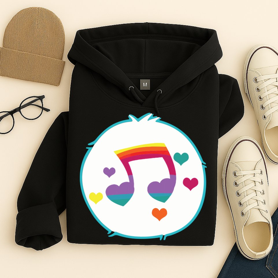 Heart Song Bear Halloween Costume Hoodie