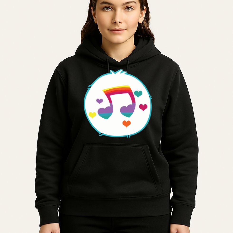 Heart Song Bear Halloween Costume Hoodie