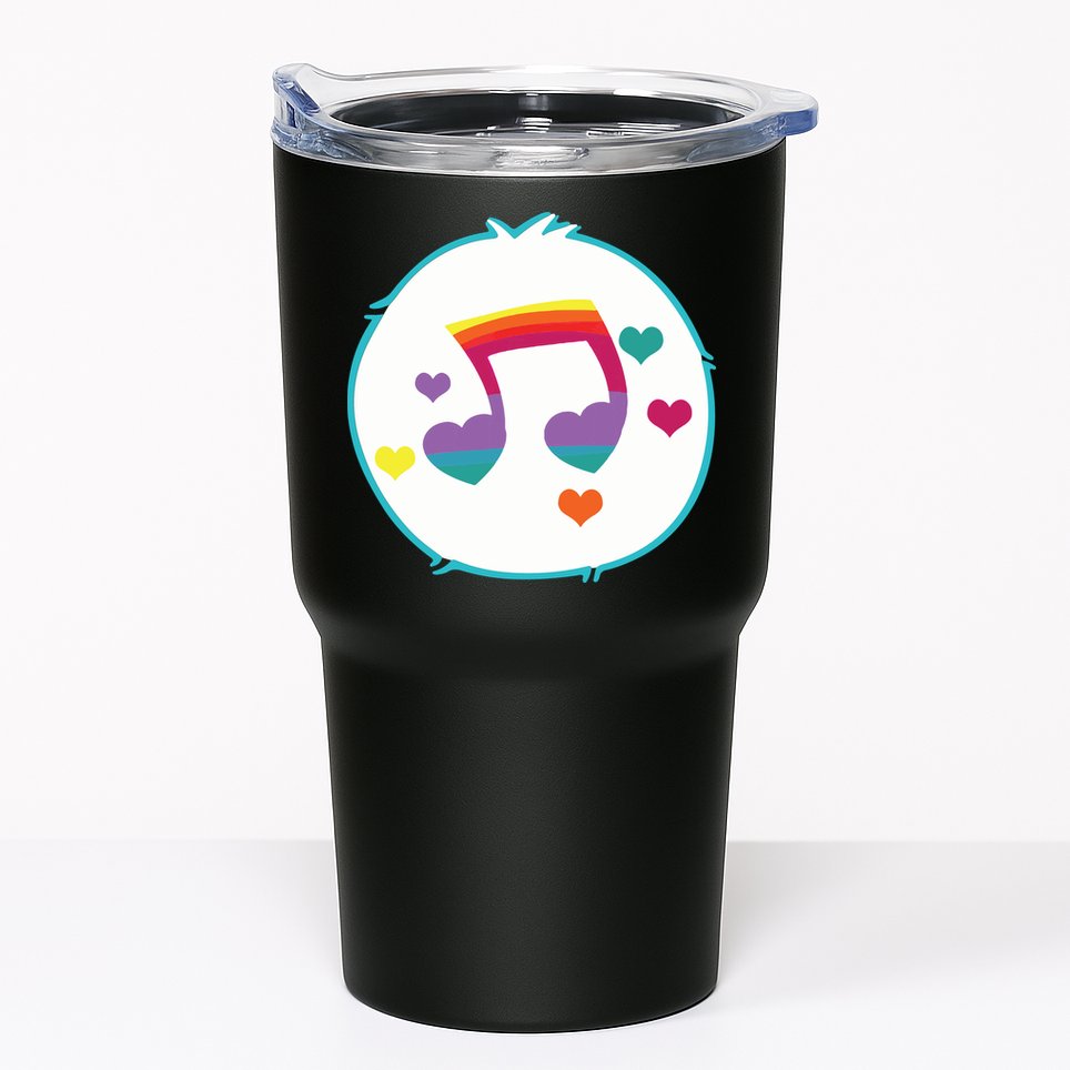Heart Song Bear Halloween Costume Tumbler