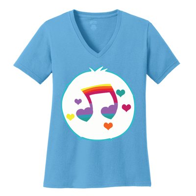 Heart Song Bear Halloween Costume Women's V-Neck T-Shirt