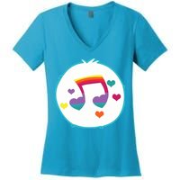 Heart Song Bear Halloween Costume Women's V-Neck T-Shirt