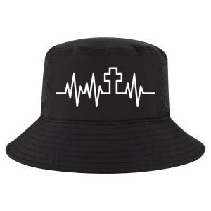 Heartbeat Cross Cool Comfort Performance Bucket Hat