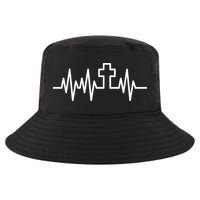 Heartbeat Cross Cool Comfort Performance Bucket Hat