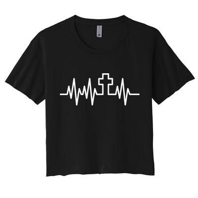 Heartbeat Cross Crop Top