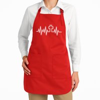 Heartbeat Cross Apron