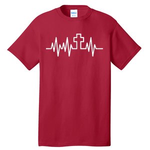 Heartbeat Cross Tall T-Shirt